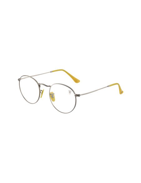 Ray Ban Oftalmico Rb3447vm F030 Round Metal Optics Scuderia | Sunni...