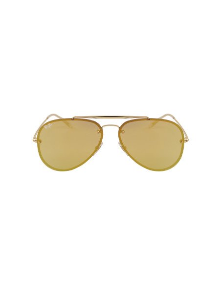 Ray Ban Rb3584n 9084/7j Aviator Blaze Amarillo Espejo Dorado | Sunn...