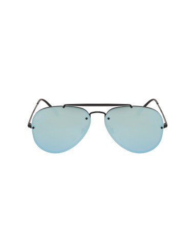 Ray Ban Rb3584n 90827v Aviator Blaze Azul Espejo Negro Icon | Sunni...