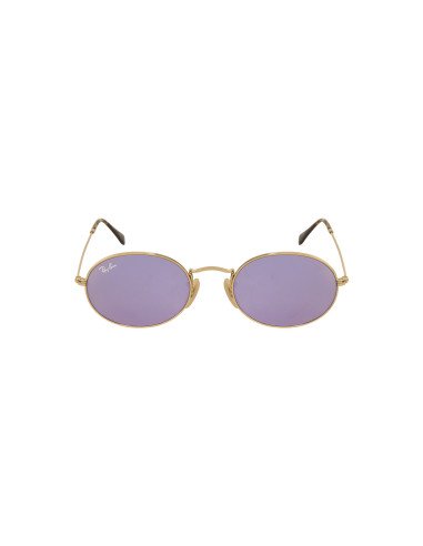 Ray Ban Rb3547n 001/8o Oval Flat Lenses Lila Espejo Icon | Sunnies.uno