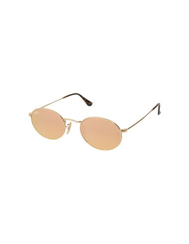Ray Ban Rb3547n 001/z2 Oval Flat Lenses Rosa Espejo Icon P1 | Sunni...