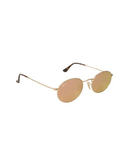 Ray Ban Rb3547n 001/z2 Oval Flat Lenses Rosa Espejo Icon P1 | Sunni...