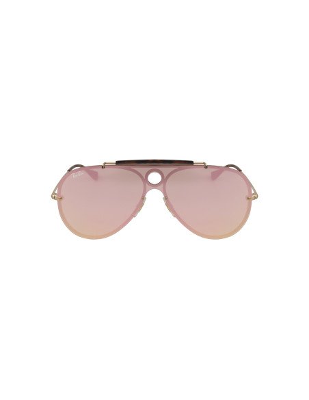 Ray Ban Rb3581n 001/e4 Aviator Shooter Blaze Rosa Espejo | Sunnies.uno
