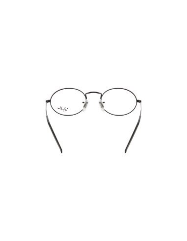 Ray Ban Oftalmico Rb3547v 2509 Oval Optics Negro Gris | Sunnies.uno