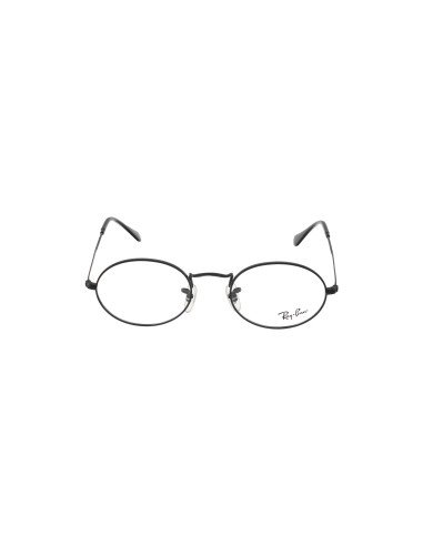 Ray Ban Oftalmico Rb3547v 2509 Oval Optics Negro Gris | Sunnies.uno