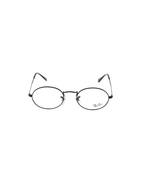 Ray Ban Oftalmico Rb3547v 2509 Oval Optics Negro Gris | Sunnies.uno