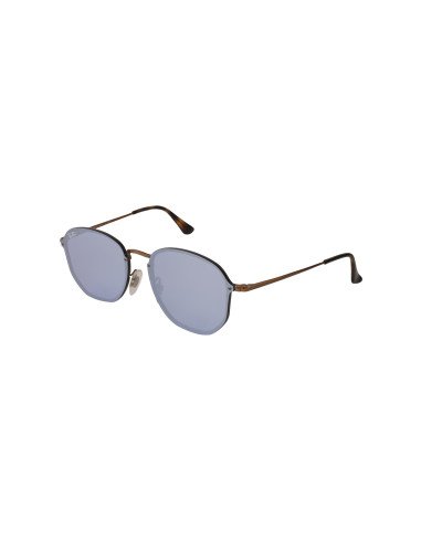 Ray Ban Rb3579n 9035/1u Hexagonal Blaze Lila Espejo Bronce | Sunnie...