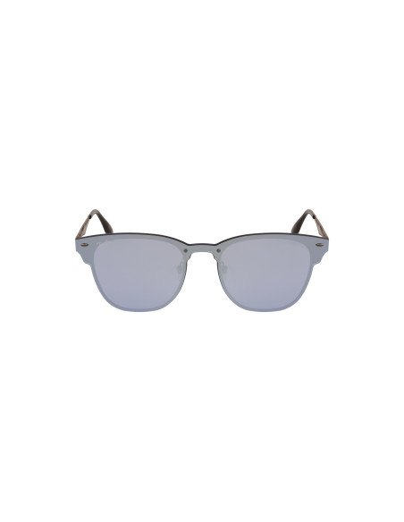 Ray Ban Rb3576n 90391u Clubmaster Blaze Lila Espejo Plateado | Sunn...