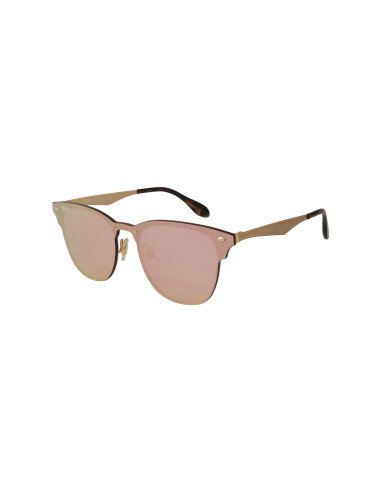 Ray Ban Rb3576n 043/e4 Clubmaster Blaze Rosa Espejo Dorado | Sunnie...