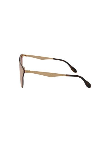 Ray Ban Rb3576n 043/e4 Clubmaster Blaze Rosa Espejo Dorado | Sunnie...
