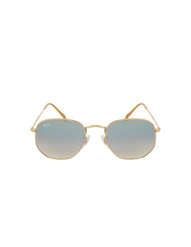 Ray Ban Rb3548n 001/3F Hexagonal Flat Azul Degradado Dorado