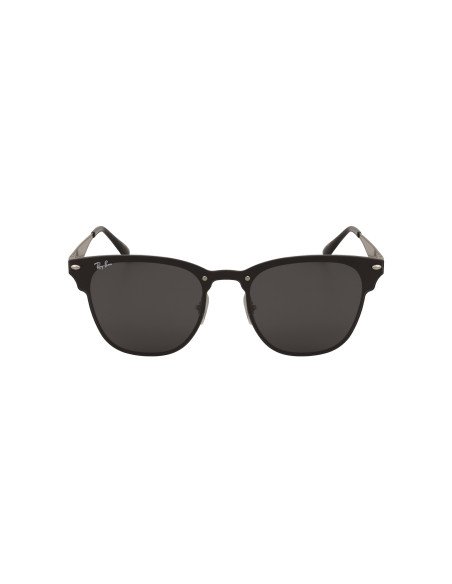 Ray Ban Rb3576n 042/87 Clubmaster Blaze Negro Plateado Original