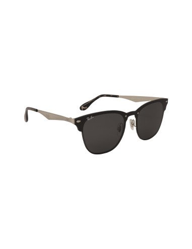 Ray Ban Rb3576n 042/87 Clubmaster Blaze Negro Plateado Original