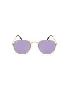Ray Ban Rb3548n 001/8o Hexagonal Flat Lenses Lila Espejo | Sunnies.uno 2