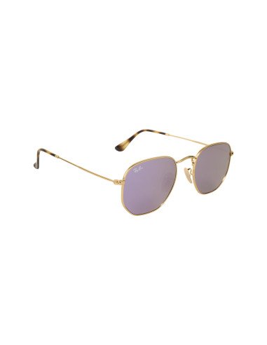 Ray Ban Rb3548n 001/8o Hexagonal Flat Lenses Lila Espejo | Sunnies.uno