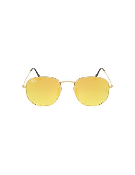 Ray Ban Rb3548n 001/93 Hexagonal Flat Lenses Dorado Espejo | Sunnie...