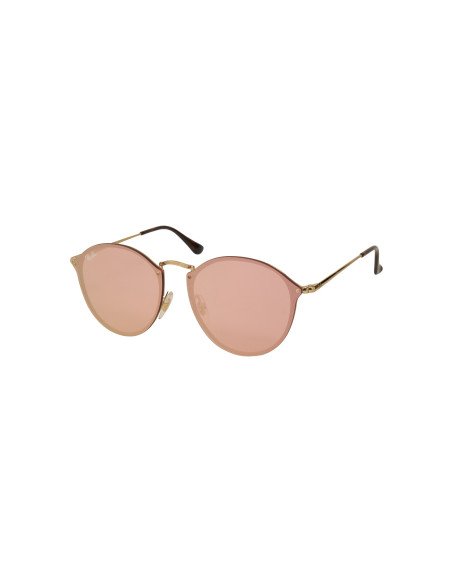 Ray Ban Rb3574n 001/4e Round Metal Blaze Rosa Dorado | Sunnies.uno