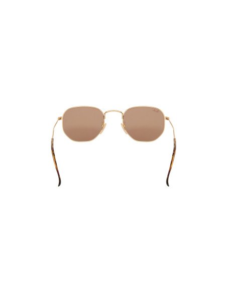 Ray Ban Rb3548n 001/z2 Hexagonal Rosa Espejo Dorado Original | Sunn...