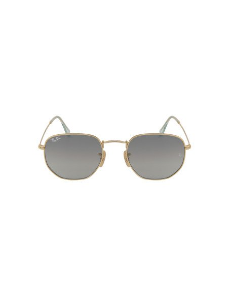 Ray Ban Rb3548n 91233m Hexagonal Flat Azul Degradado Dorado | Sunni...