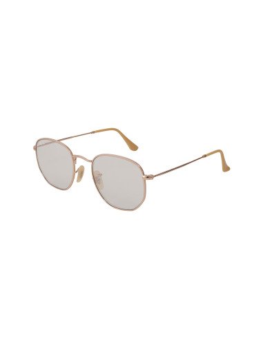 Ray Ban Rb3548n 91310Y Hexagonal Flat Azul Transparente Icon | Sunn...