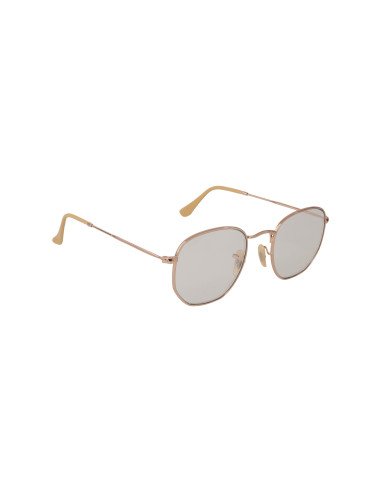 Ray Ban Rb3548n 91310Y Hexagonal Flat Azul Transparente Icon | Sunn...