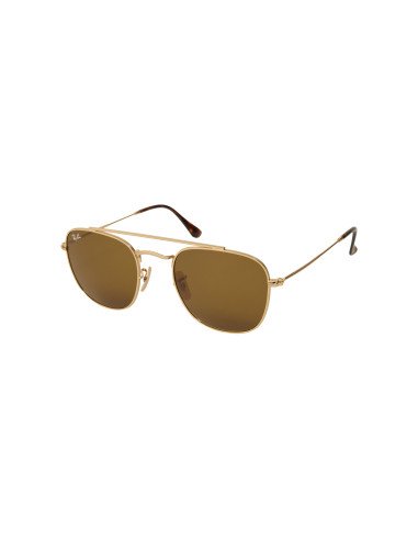 Ray Ban Rb3557 001/33 Square Double Bridge Cafe B-15 Dorado | Sunni...