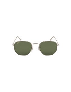 Ray Ban Rb3548n 9198/4E Hexagonal Flat Plata Verde 2