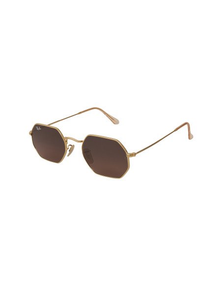 Ray Ban Rb3556n 912443 Octagonal Flat Cafe Degradado Dorado | Sunni...