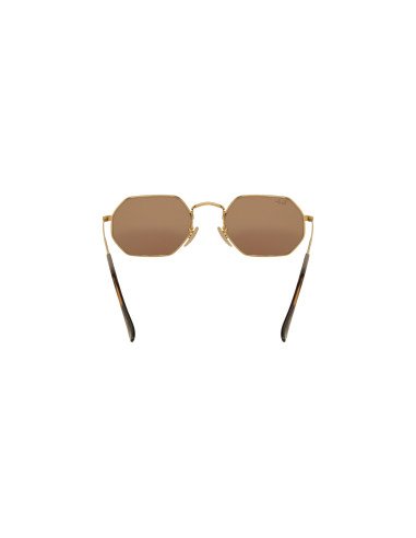 Ray Ban Rb3556n 001/z2 Octagonal Flat Rosa Dorado Original | Sunnie...