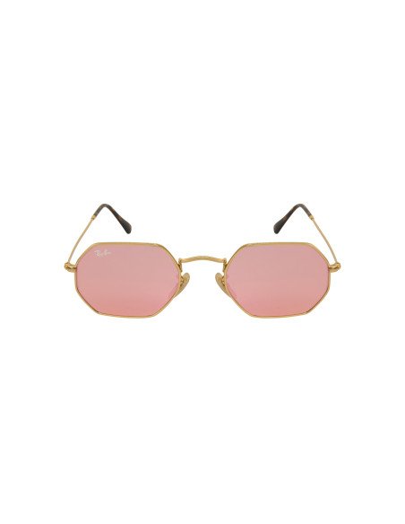 Ray Ban Rb3556n 001/z2 Octagonal Flat Rosa Dorado Original | Sunnie...