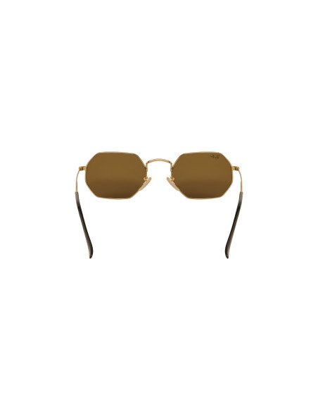 Ray Ban Rb3556n 001/33 Octagonal Flat Cafe B-15 Dorado