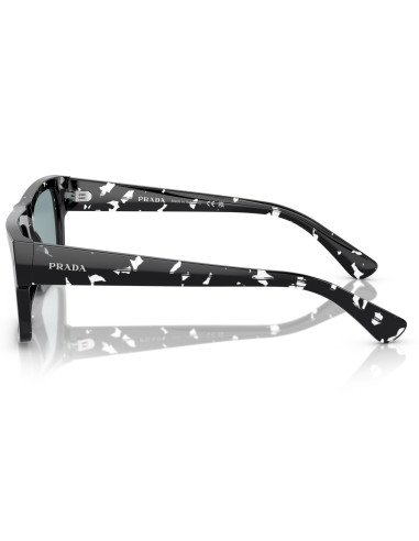 Prada SPR17W 08Q-420 Symbole Rectangle Azul Dorado