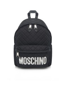 Moschino Patch Quilted Backpack 2