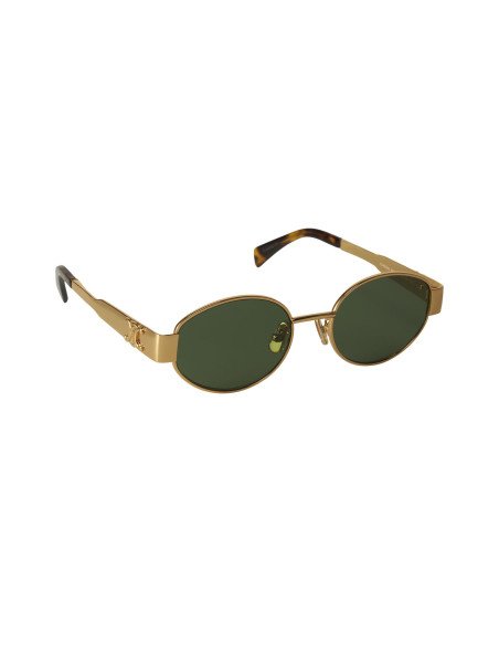 Celine CL40235U 30N Oval Shape Black Gold