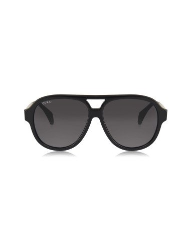 Gucci GG0463S 002 New Aviator Negro Blanco Original | Sunni...