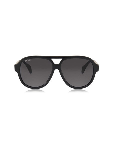 Gucci GG0463S 002 New Aviator Negro Blanco Original | Sunni...
