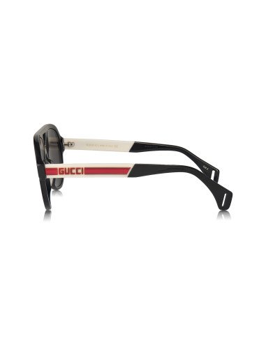 Gucci GG0463S 002 New Aviator Negro Blanco Original | Sunni...