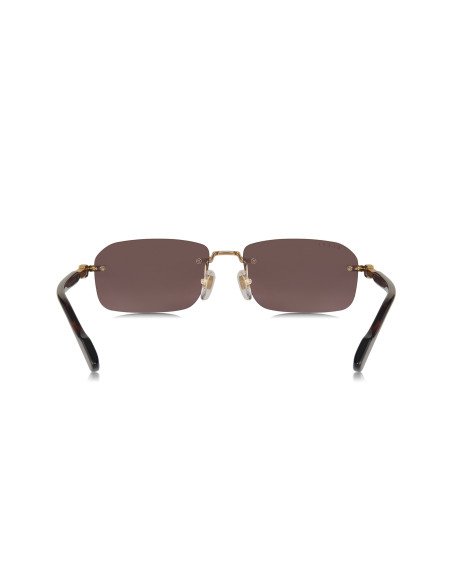 Gucci GG1221S 002 Rectangle Shape Tortoise Gold