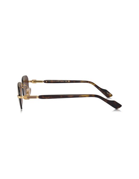 Gucci GG1221S 002 Rectangle Shape Tortoise Gold