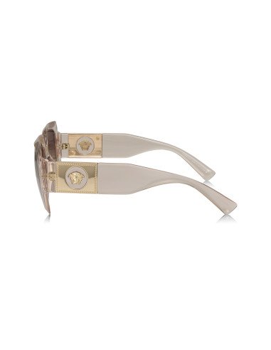 Versace VE4405 53394E Square Shape Transparent Pink