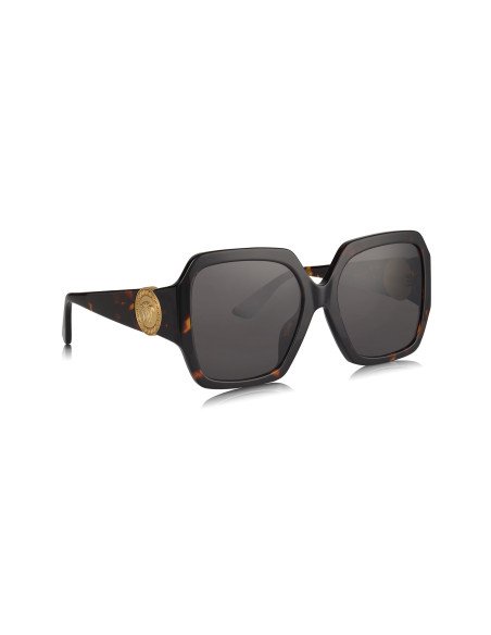 Versace VE4453 108/87 Square Shape Tortoise Black