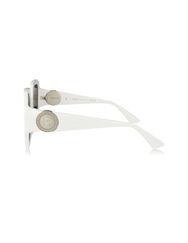 Versace VE4453 314/87 Square Shape White Silver