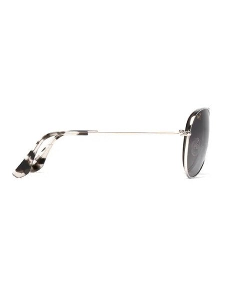 Maui Jim MJ-264 17 Mavericks Aviator Titanium Polarized Gray | Sunnies.uno