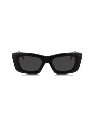 Prada SPR 13ZS 1AB-5S0 Square Fashion Black Silver