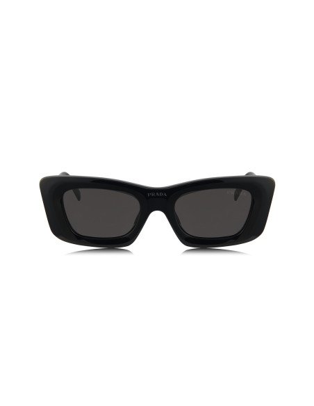Prada SPR 13ZS 1AB-5S0 Square Fashion Black Silver