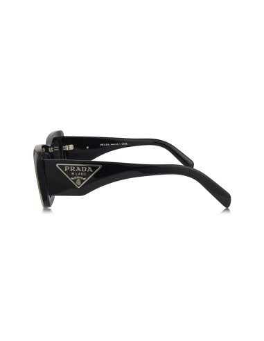 Prada SPR 13ZS 1AB-5S0 Square Fashion Black Silver