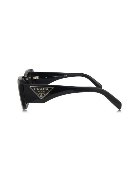 Prada SPR 13ZS 1AB-5S0 Square Fashion Black Silver