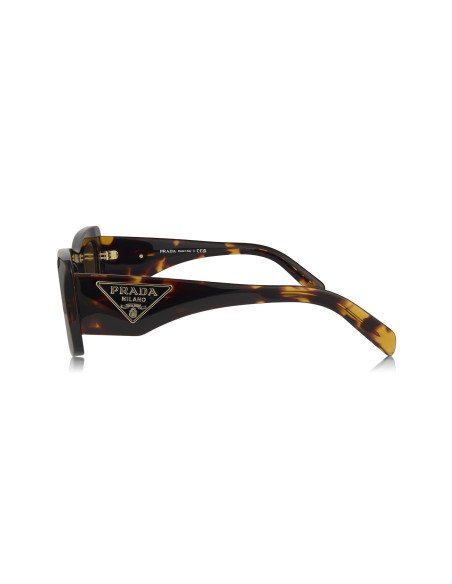 Prada SPR 13ZS 2AU-06B Square Fashion Tortoise Gold