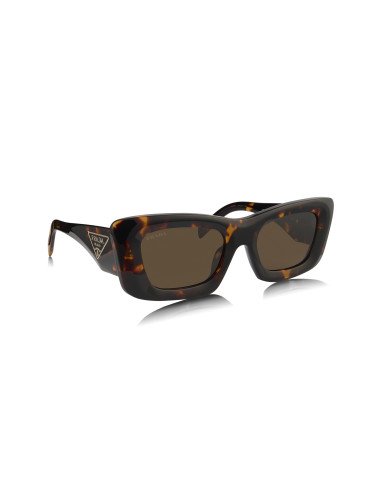 Prada SPR 13ZS 2AU-06B Square Fashion Tortoise Gold