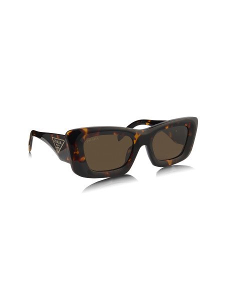 Prada SPR 13ZS 2AU-06B Square Fashion Tortoise Gold